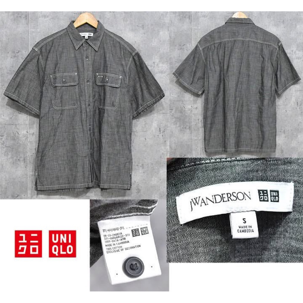 KEMEJA PENDEK UNIQLO JWANDERSON SIZE FIT M