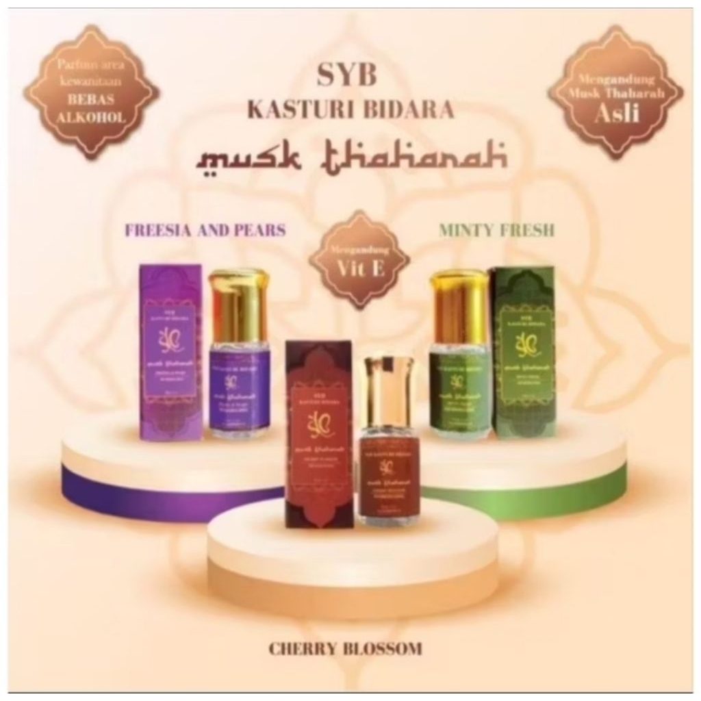 SYB Kasturi Bidara Musk Thaharah | Parfum Area Kewanitaan | wewangian