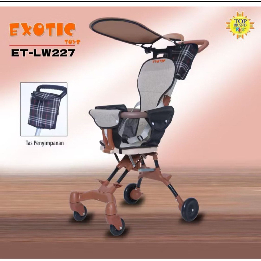 Stroller exotic (preloved but new)