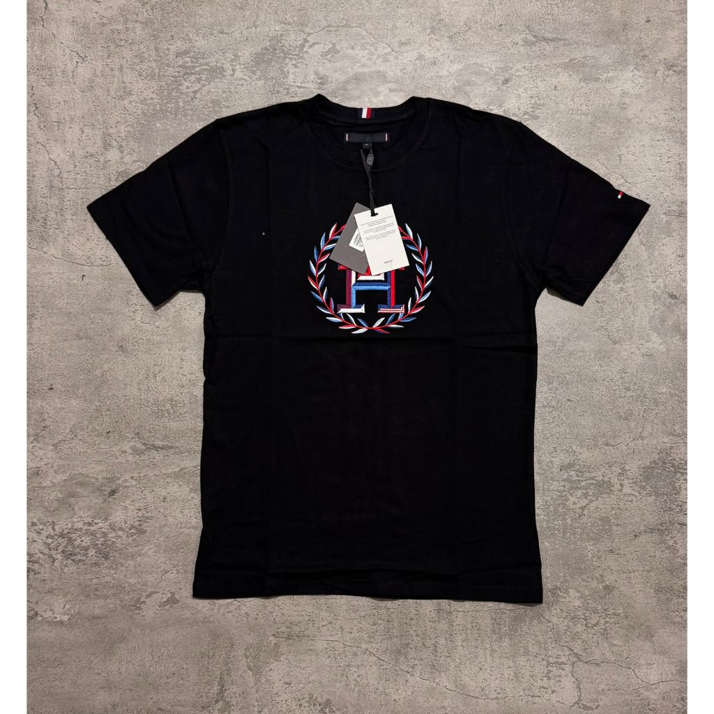 Kaos Branded Hill Paddy Emblem Bordir//Kaos Branded Pria Embordery//Baju Kaos Pria//Kaos Branded Ful