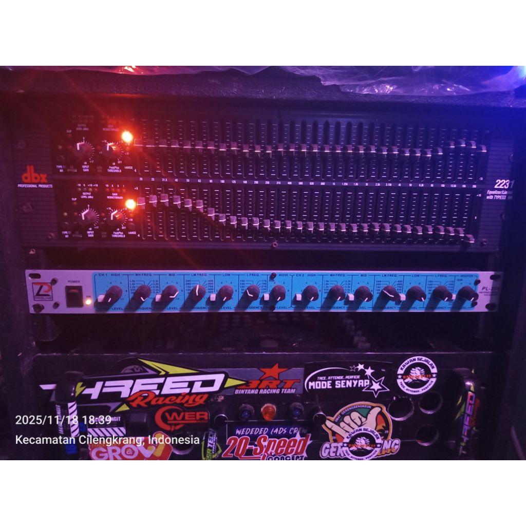 equalizer dbx 2231 limiter second normal