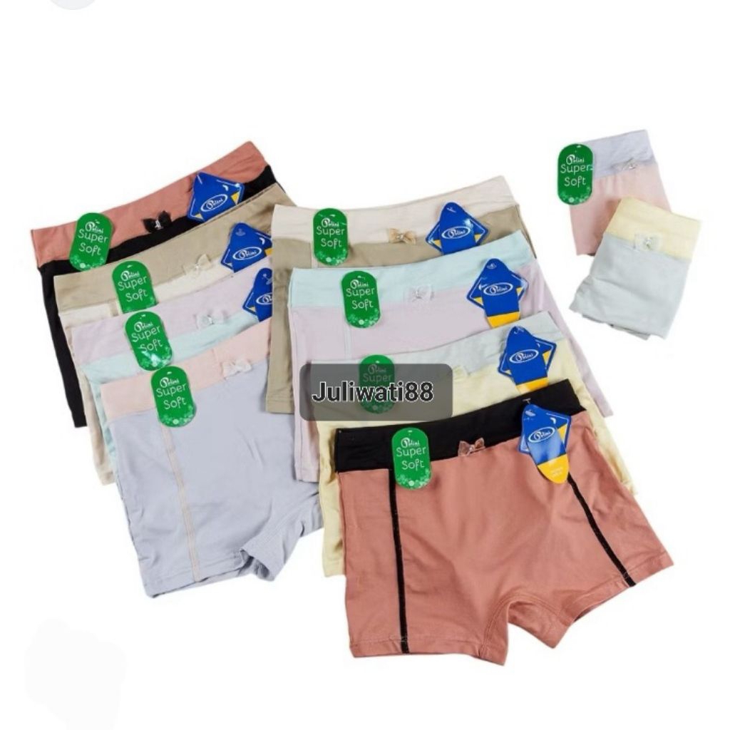 CD Boxer wanita POLINI 3237 Segiempat Anak Perempuan Tanggung