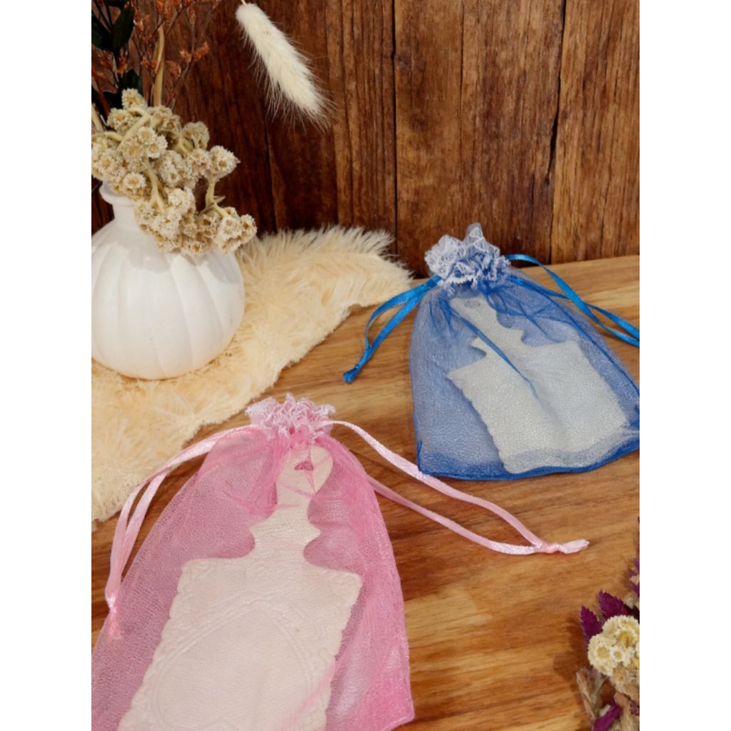 Tile serut/ kantong tile/ tile untuk wadah souvenir isi "per pcs" ukuran 10*14