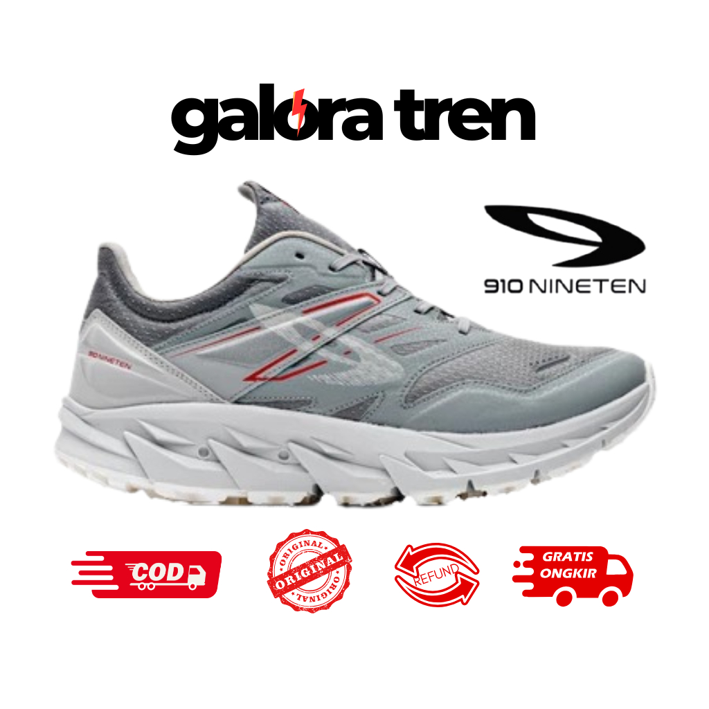 910 Nineten YUZA EVO ABU TUA ABU MUDA - Sepatu Trail / Sepatu Hiking Yuza evo