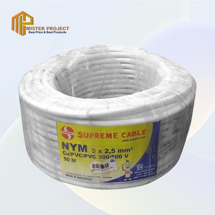 Kabel Listrik Supreme NYM 3x2,5MM PER METER