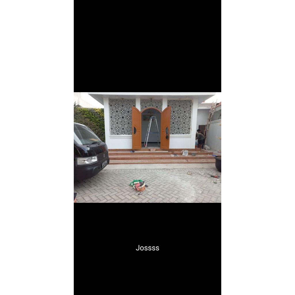 GRC Krawangan Dinding Mihrab Masjid Depok