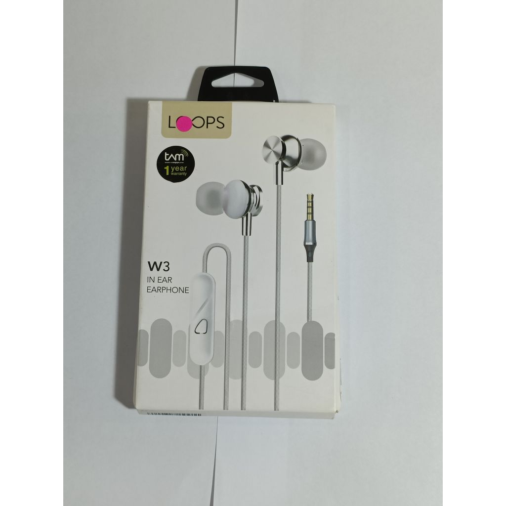 LOOPS W3 IN EAR EARPHONE