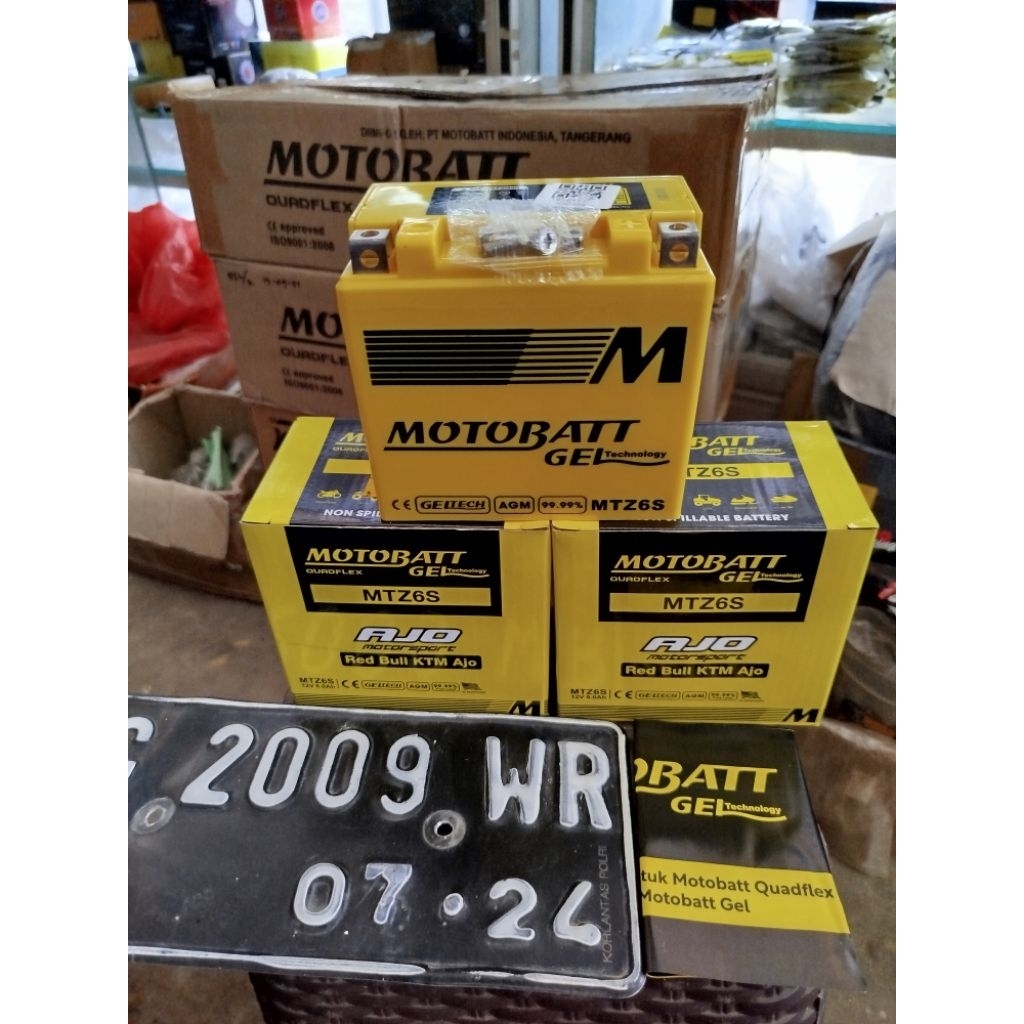 Accu Aki MOTOBATT Original MTZ5S / Aki Motor Beat Vario Karisma Aki accu MOTOBATT Original MTZ-5S, M