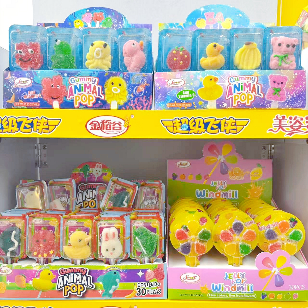 [PAKET HEMAT] Permen Jelly Vitamin C Anak SWOOT 11g x 28pcs - Berbagai Bentuk Lucu, Rasa Buah Enak, 