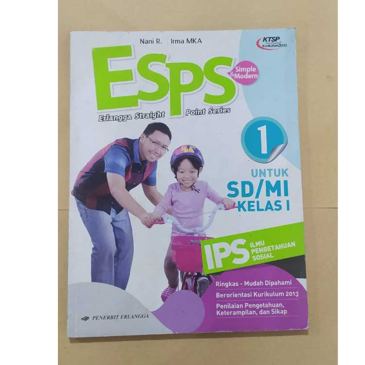 BUKU ORI ESPS IPS 1 UNTUK SD/MI KELAS 1 KTSP BERORIENTASI K13 - NANI R