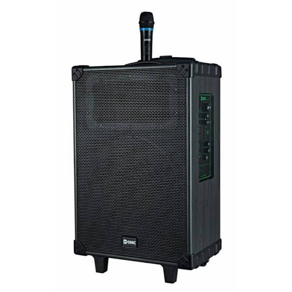 GMC Speaker 883M – Bluetooth Karaoke Speaker 12" – 130W, USB, SD, AV In, FM Radio, Karaoke Jack