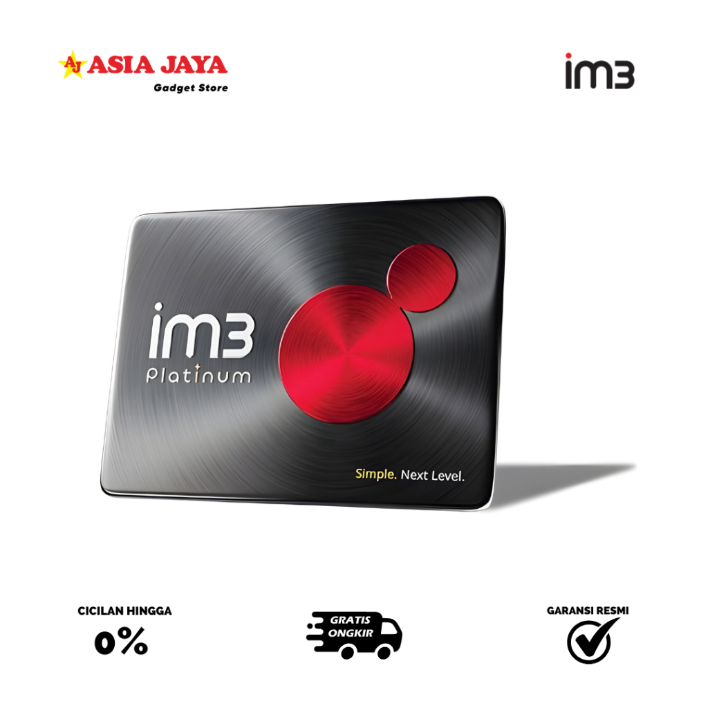 Kartu Perdana Indosat Platinum IM3 Platinum 3 Bulan