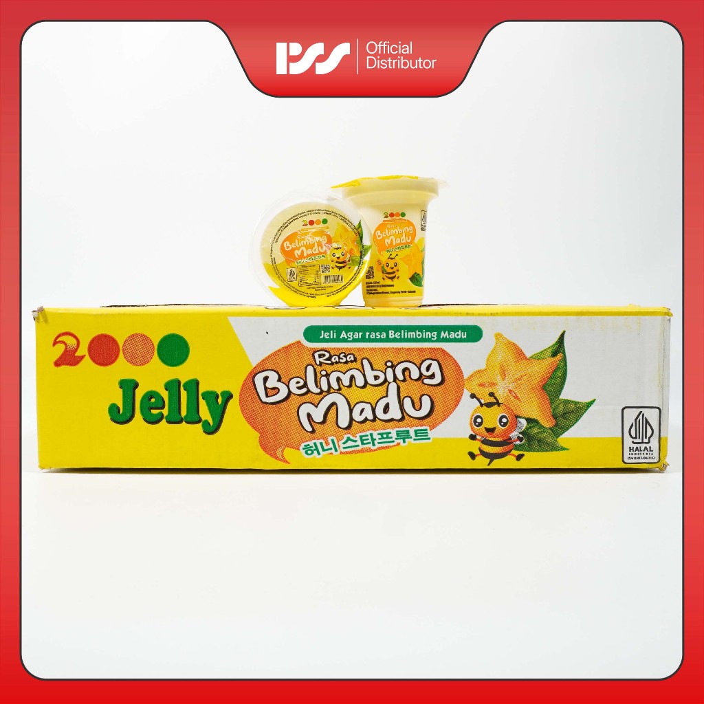 PSS Jelly 2000 Belimbing Madu @24 | Agar Rasa Buah Segar Manis | Camilan & Minuman Sehat Alami
