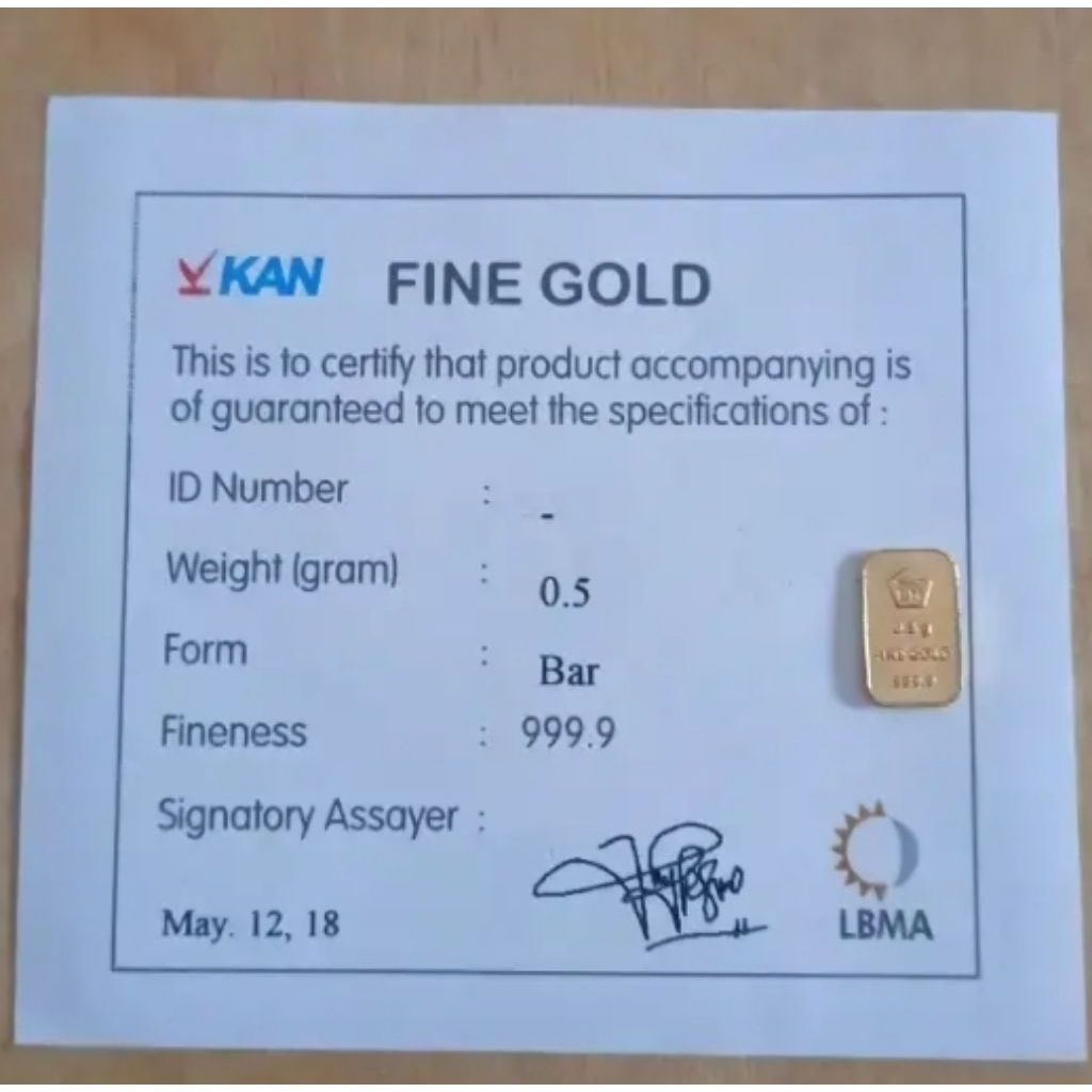 Logam Mulia Antam Retro 0.5gr 0.5 Gram