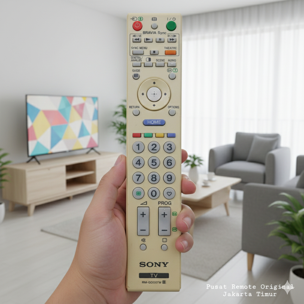 REMOTE REMOT TV SONY LED LCD RM-GD007W ORIGINAL