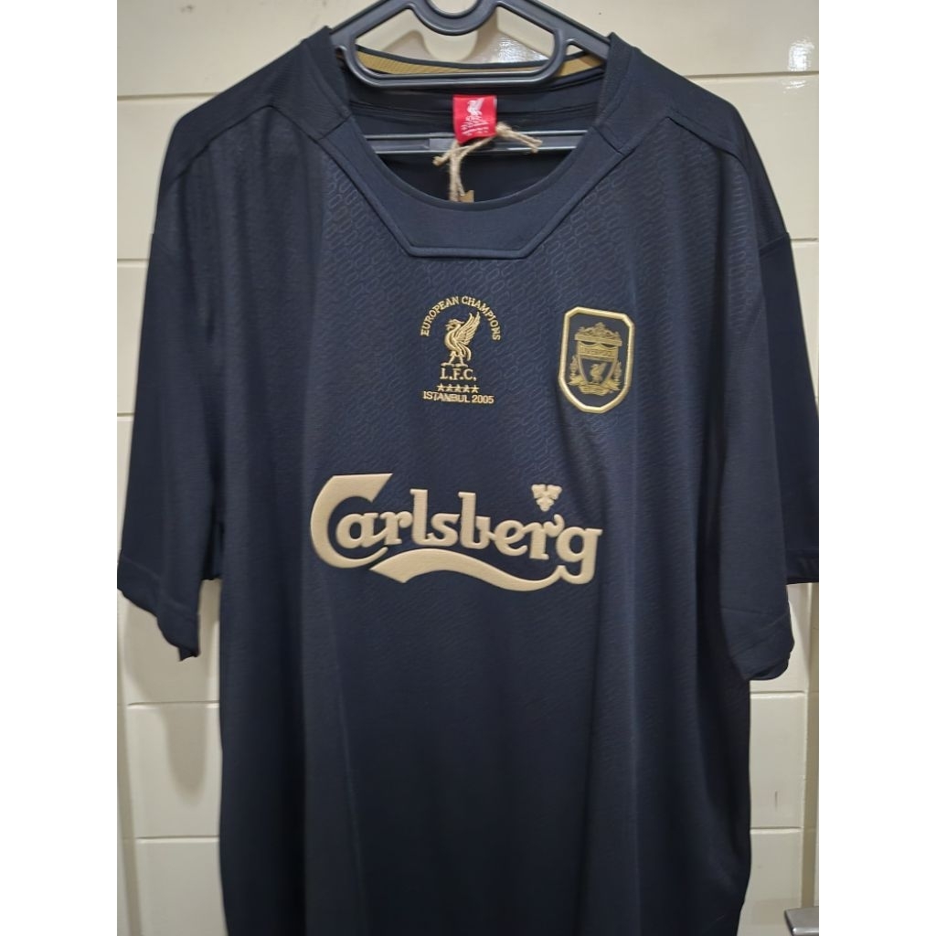 Jersey Liverpool Special Edition 2005 Istanbul Anniversary Black Size XXL BNWB (MASIH ADA TAG HARGA)