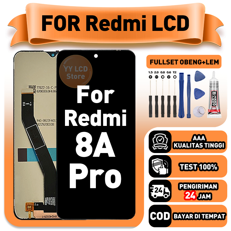 LCD FOR Redmi 8A Pro Touchscreen Fullset Crown Murah Promo Compatible For Glass Touch Screen Digitiz