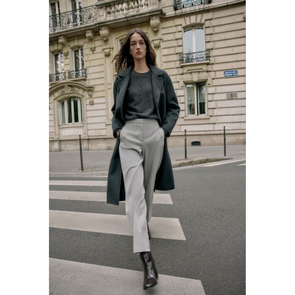 Celana Panjang Lurus Polos Wanita Cewek Zara Original