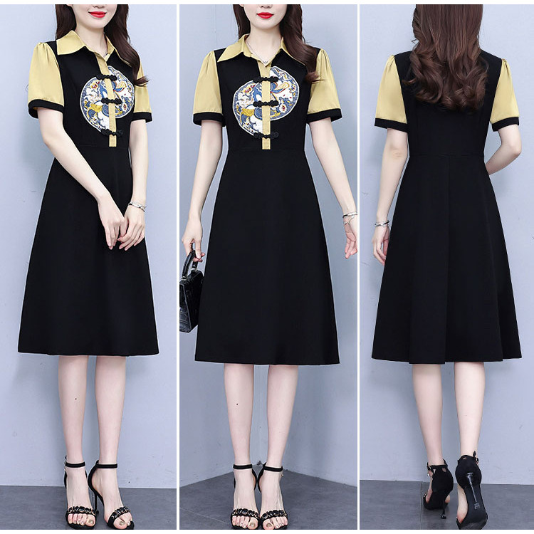 dress cheongsam modern wanita korea D8539