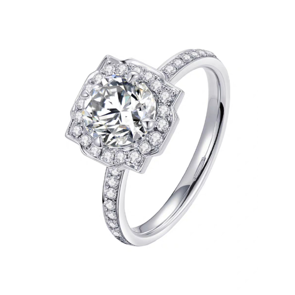 Conche Jewellery  - Cincin Platinum Wanita Anti Luntur Amary Silver Zircon Ring
