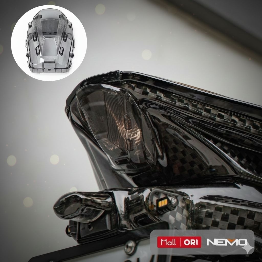 Mika Lampu Stop Aerox Alpha aerox turbo mika lampu belakang aerox new alpha/turbo original NEMO Moto