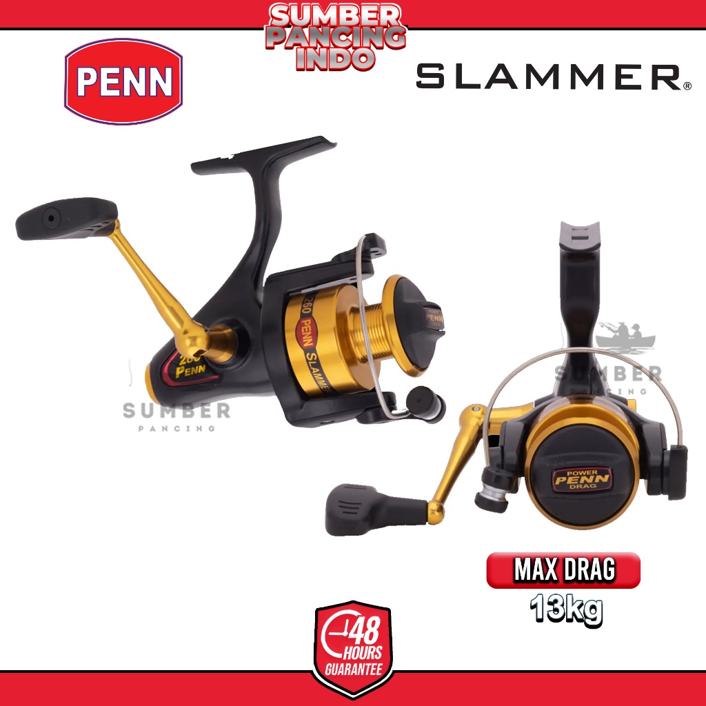 PENN Reel Spinning SLAMMER CLASSIC Size 360-760 Reel Pancing Laut & Air Tawar Original