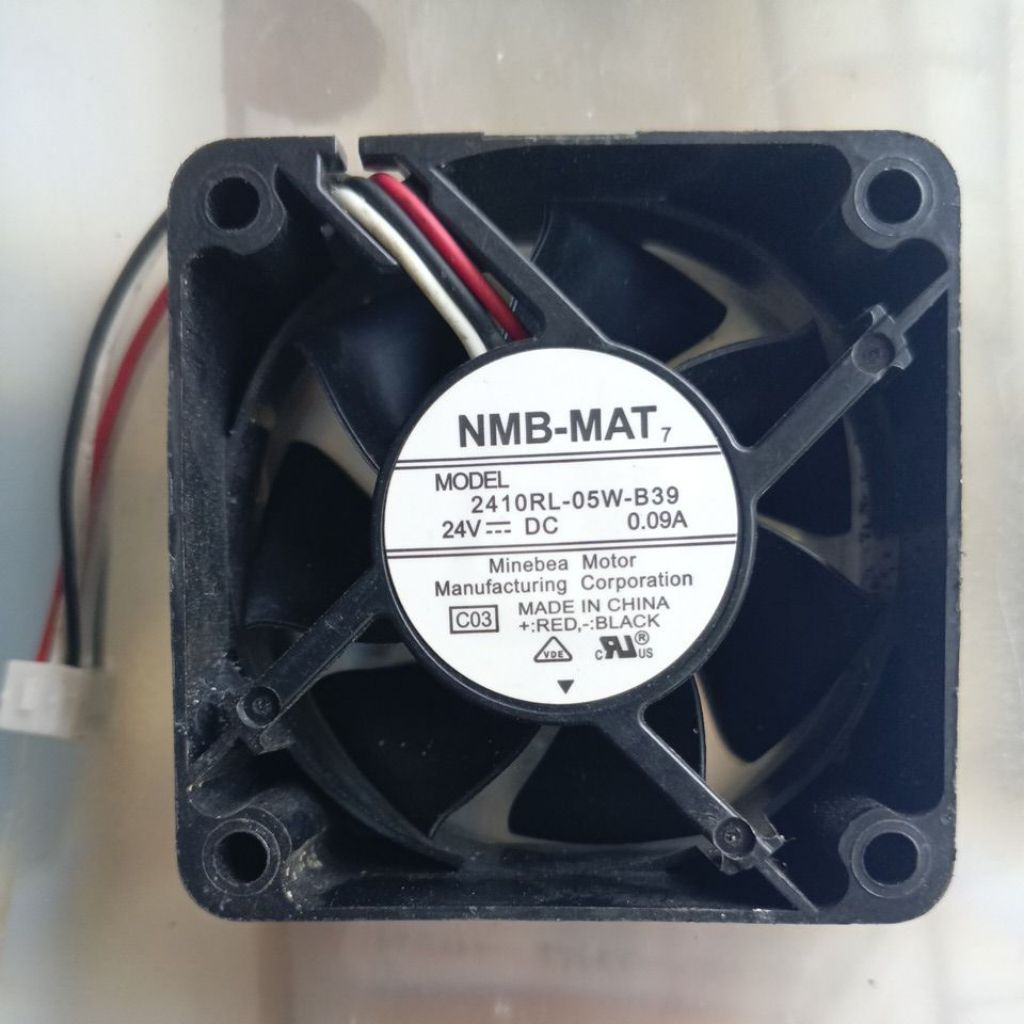 kipas DC 6cm 24V tebal 2,5cm