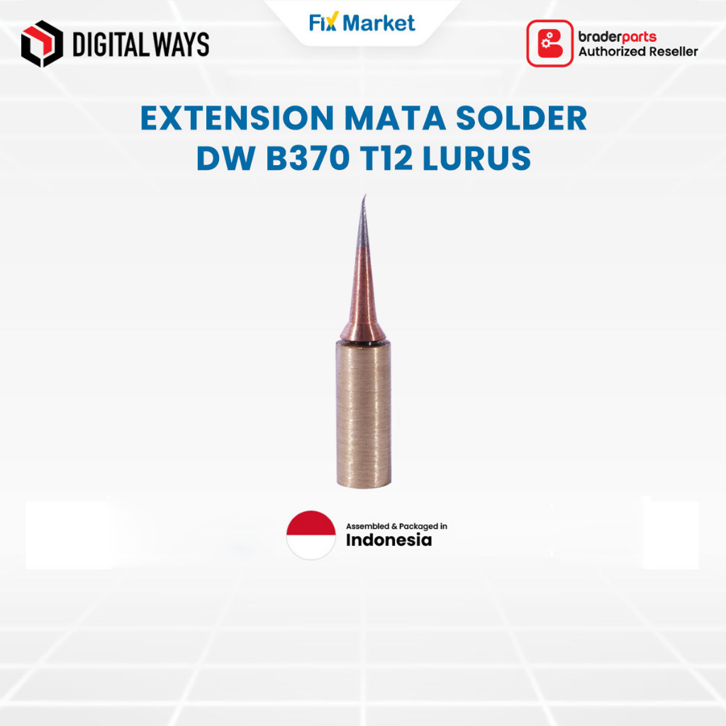 Digital Ways Extension Mata Solder DW B370 T12 Lurus