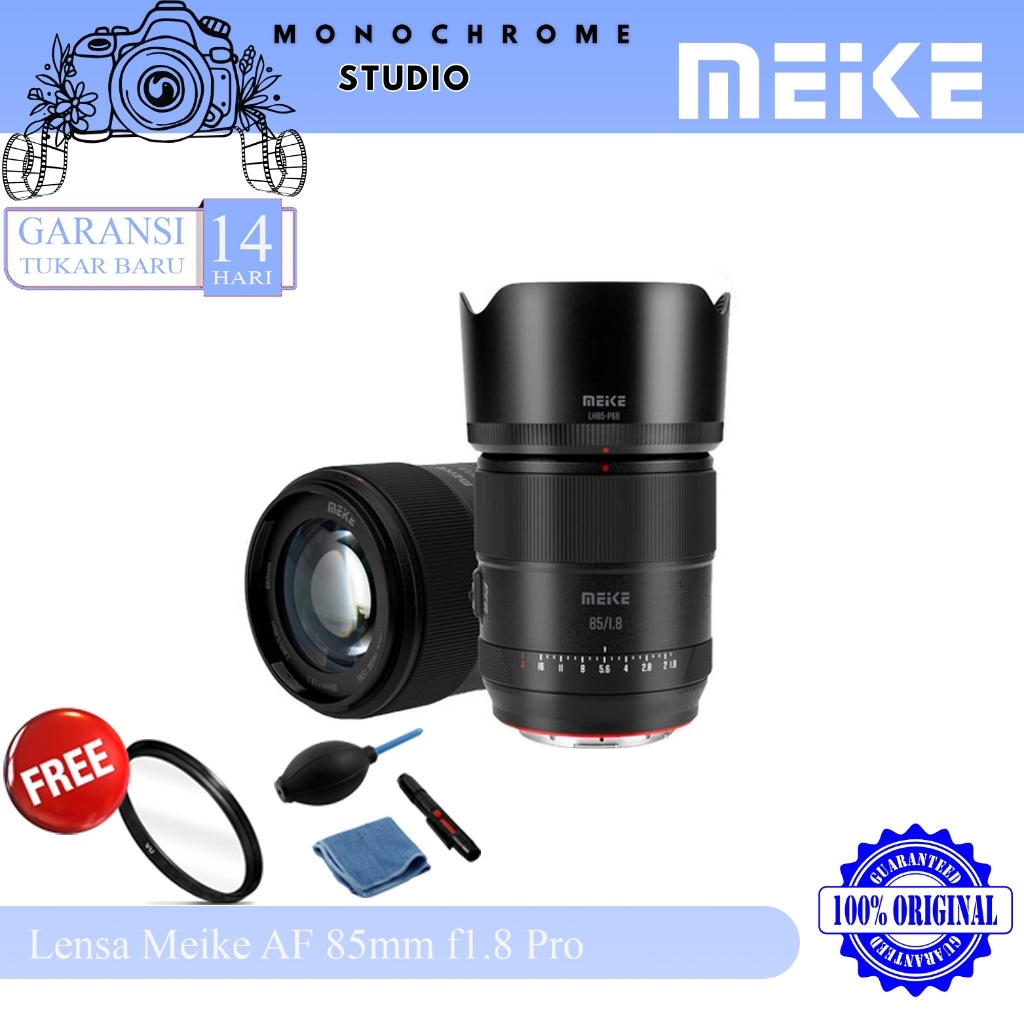 Lensa Meike AF 85mm f1.8 Pro for Sony E Mount / Meike 85mm f/1.8 Pro Fix Lens Original