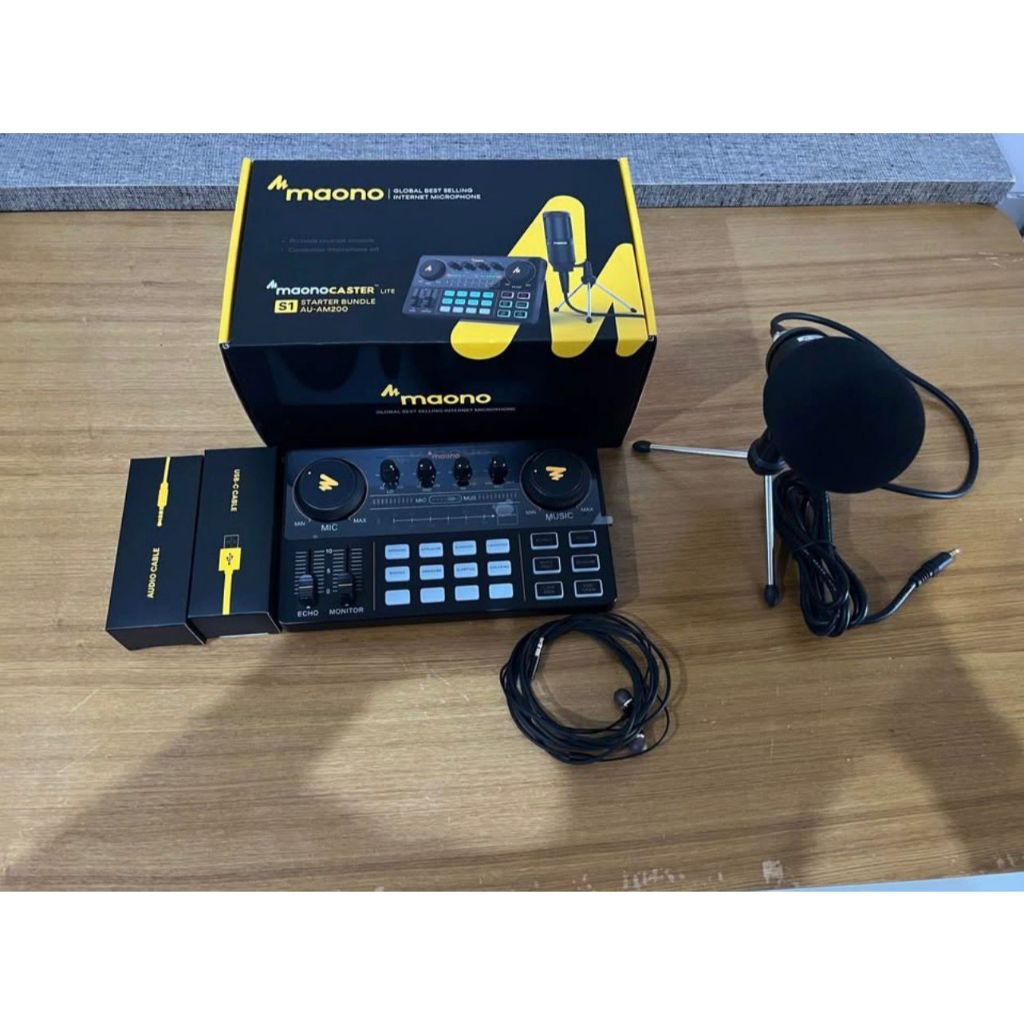 soundcard maono am200 seken