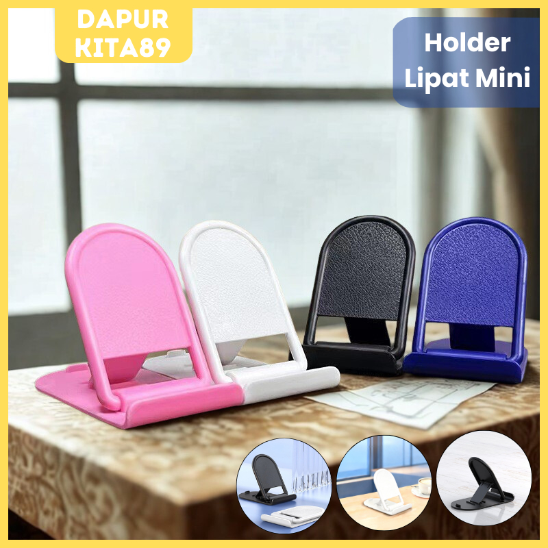 DK89 Holder HP Mini Lipat Multifungsi / Holder Stand Dudukan HP Mini Lipat