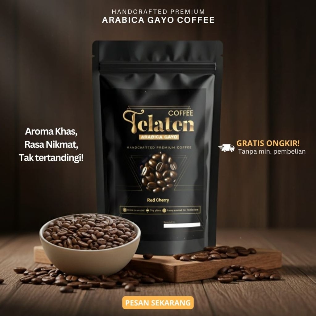 ARABICA GAYO COFFEE "TELATEN'