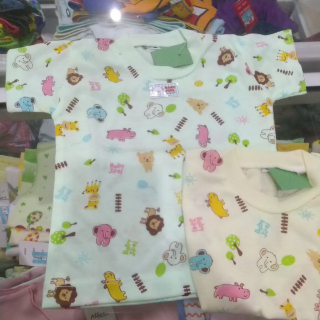 Baju Atasan bayi 0-3 bulan lengan pendek