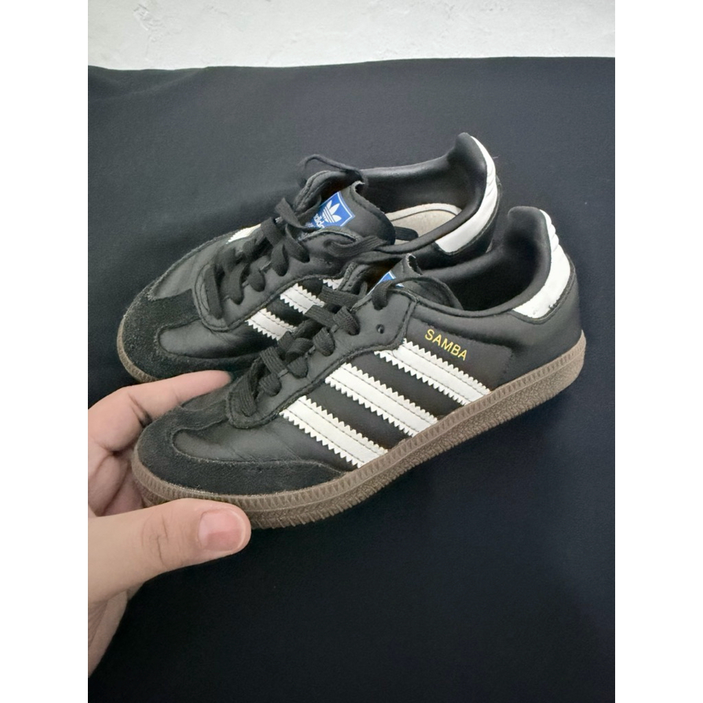 preloved adidas samba kids OG black