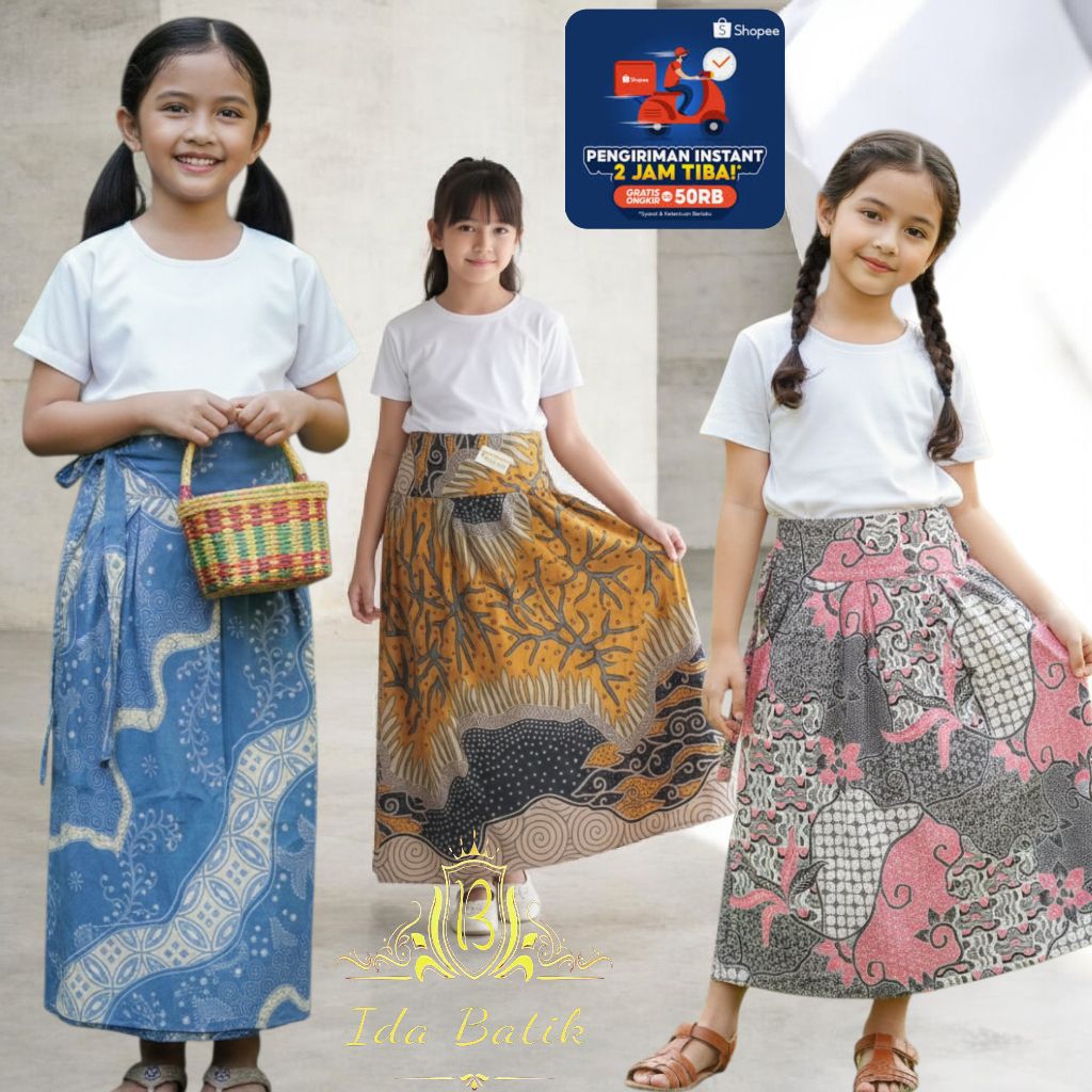 ROK BATIK ANAK TK-SD BAHAN LEMBUT