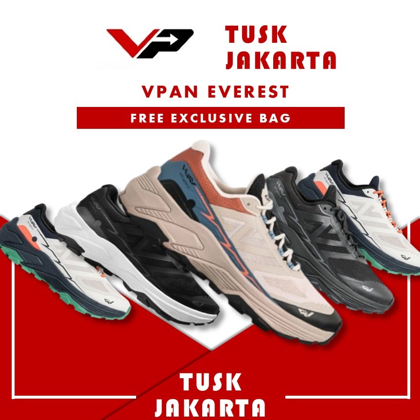 Sepatu VPAN Everest Original Sepatu Sport Trail Running Olahraga Hiking Gunung Pria Wanita Original