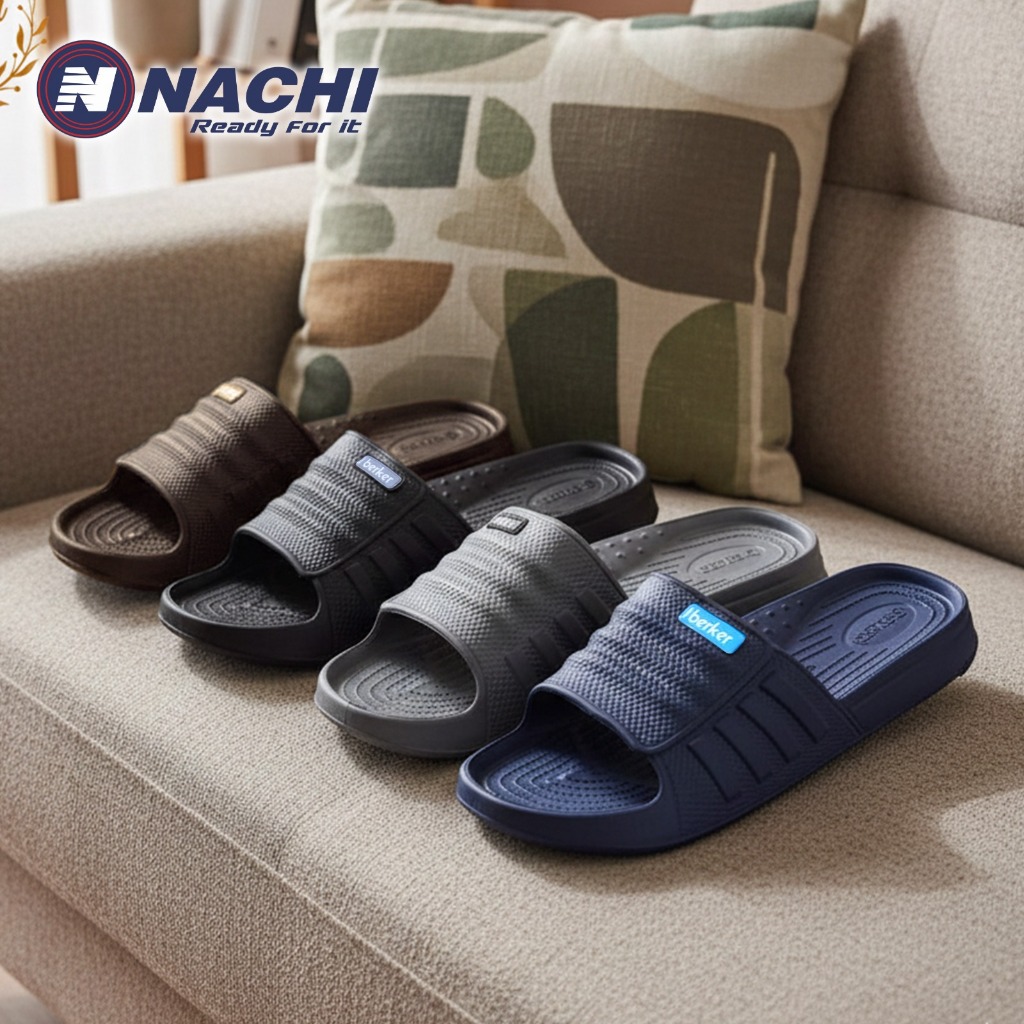 Sandal Slop Pria Karet New Era Berker Ringan Anti Air - MB E 1135 39/44