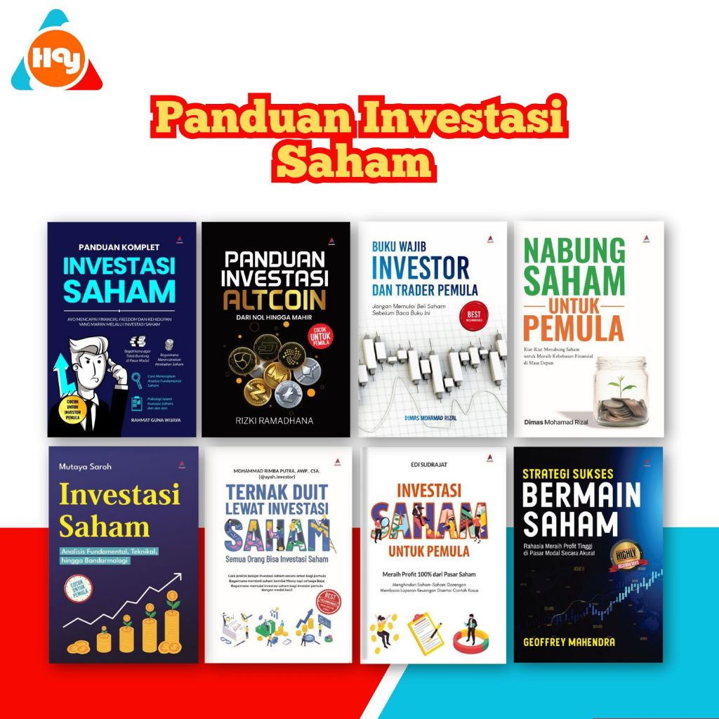 Buku Investasi Saham | Strategi Sukses Bermain Saham,Investasi Saham,Nabung Saham,Trader Pemula - An