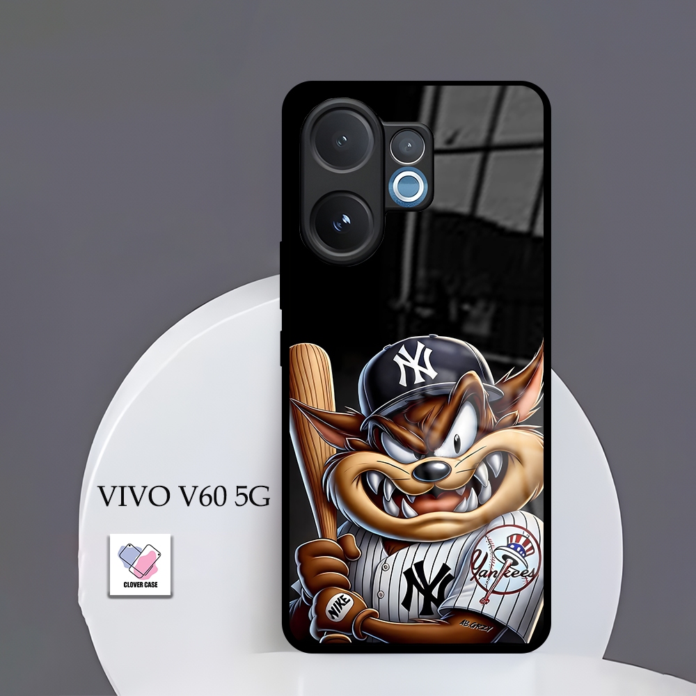 [AR93]  Case Glossy Case | VIVO V60 5G | CASE KEKINIAN LUCU |  Casing Hp Kilau Motif TAZMANIA
