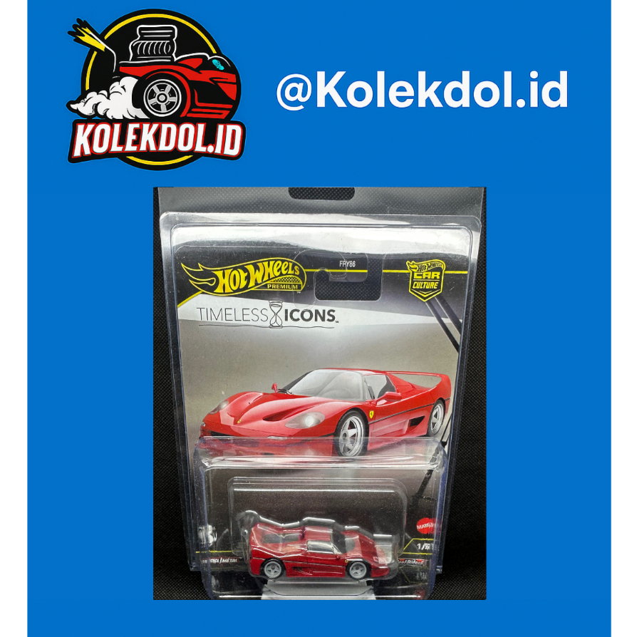 Hot Wheels Premium Car Culture - Timeless Icons Nissan Skyline R34 Ferrari F50 Koenigsegg Agera Lexu