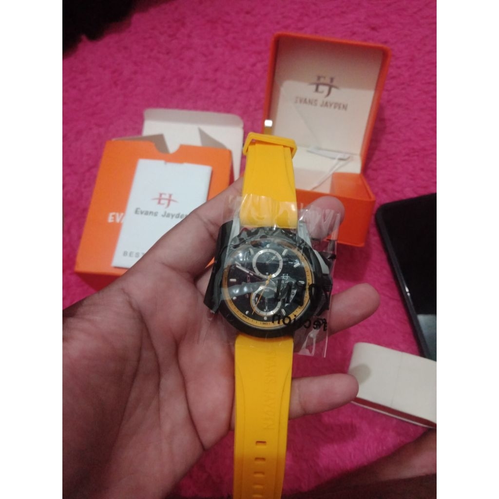 jam tangan Evans jayden chrono original