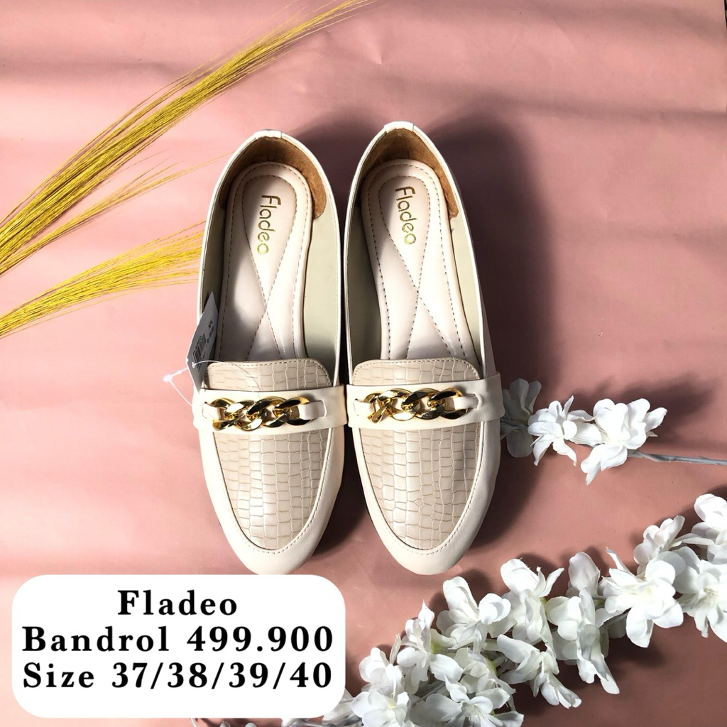 Flatshoes Wanita Fladeo - Croco