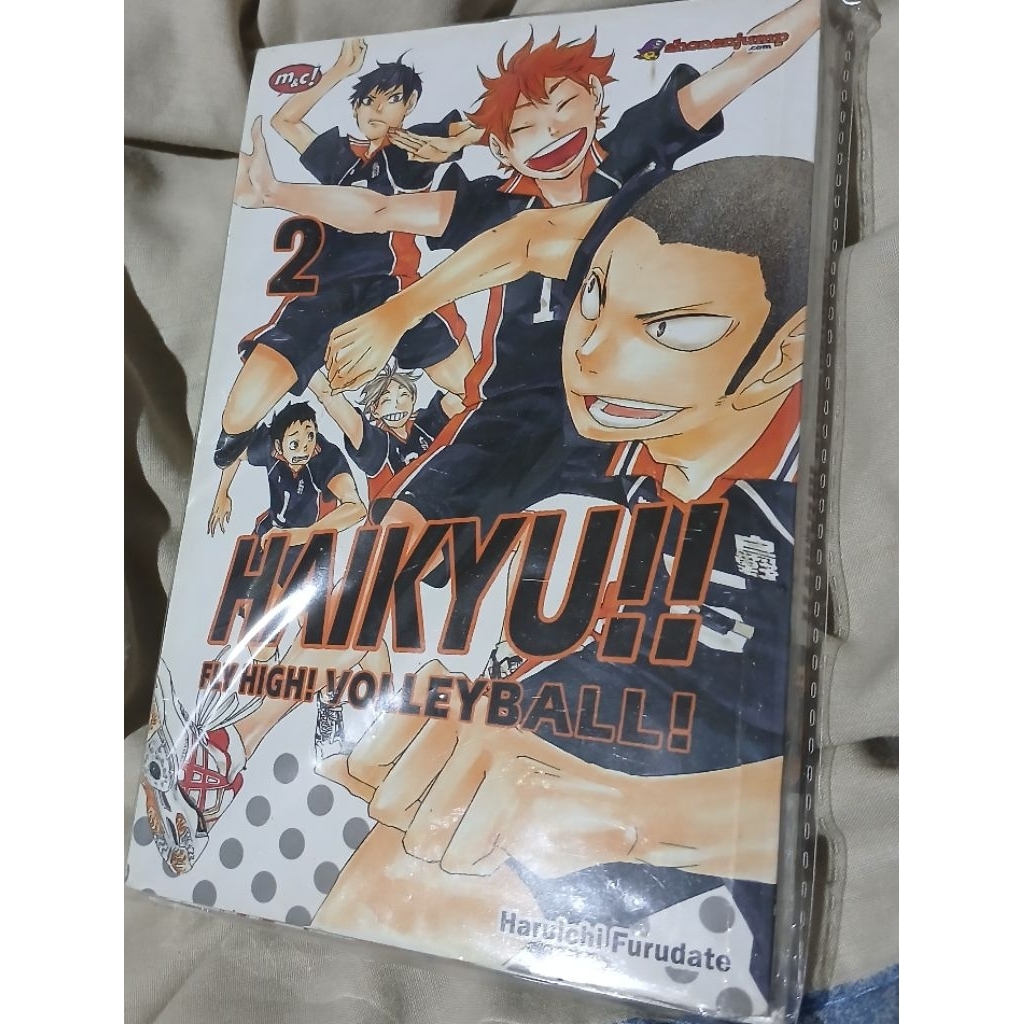manga haikyuu volume 1 2 / komik haikyuu / haikyu / haruichi furudate
