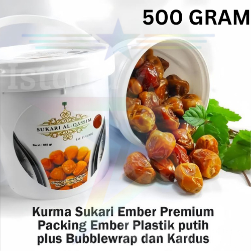 Kurma Al Qaseem Ember / Kurma Sukari Al Qassim 500 GRAM