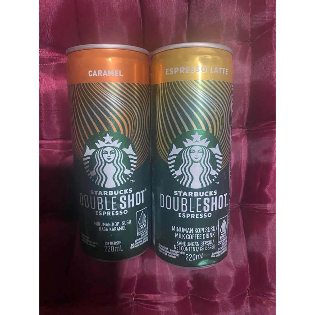 Starbuck kaleng 220ml Double Shoot Espresso