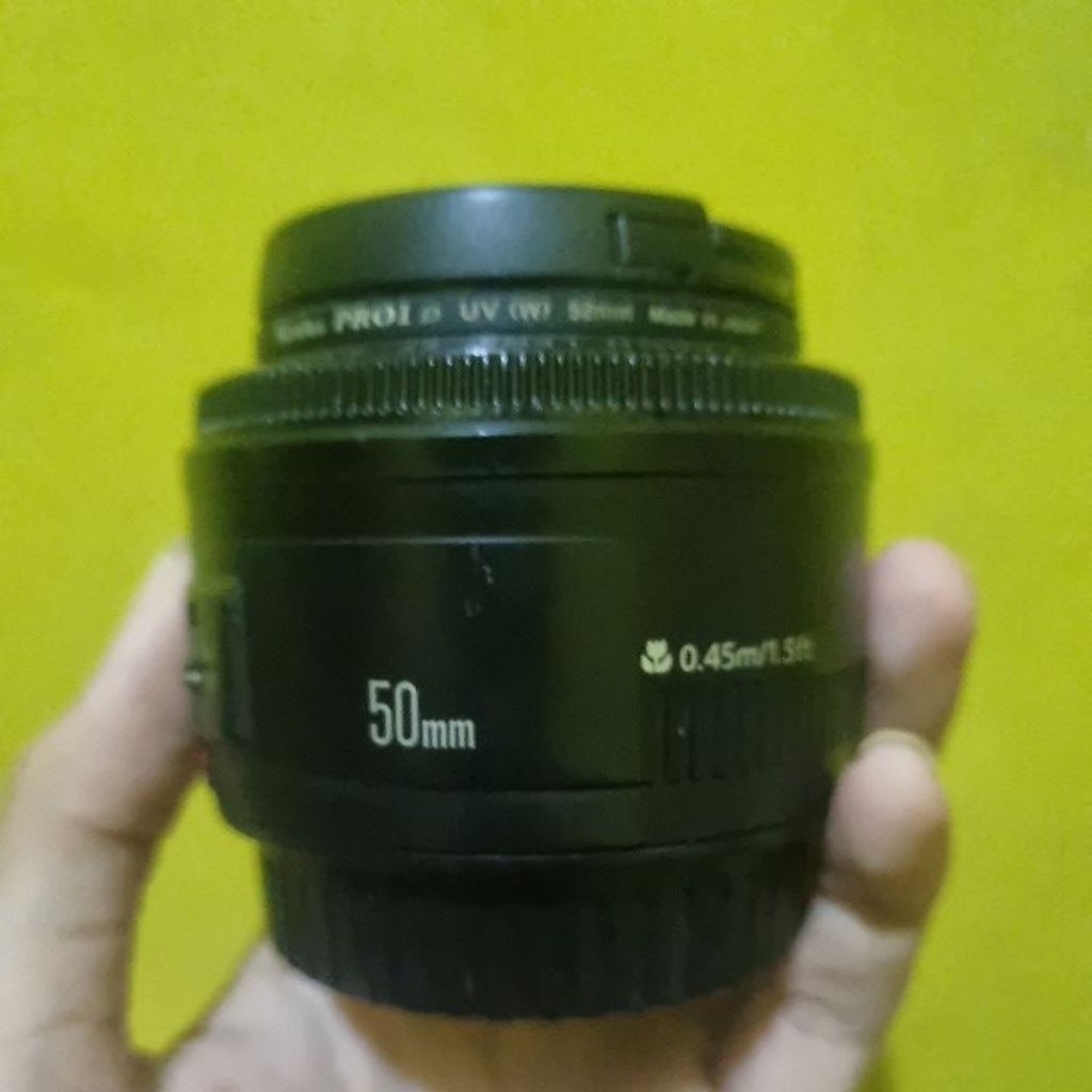 lensa fix canon F 1.8 50mm