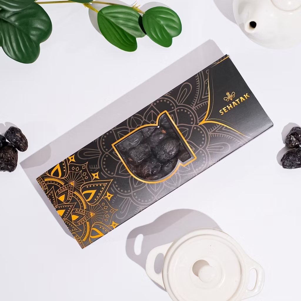 Kurma Ajwa Premium Jumbo Sehatak 500 gr / Kurma Ajwa VIP Almadinnah