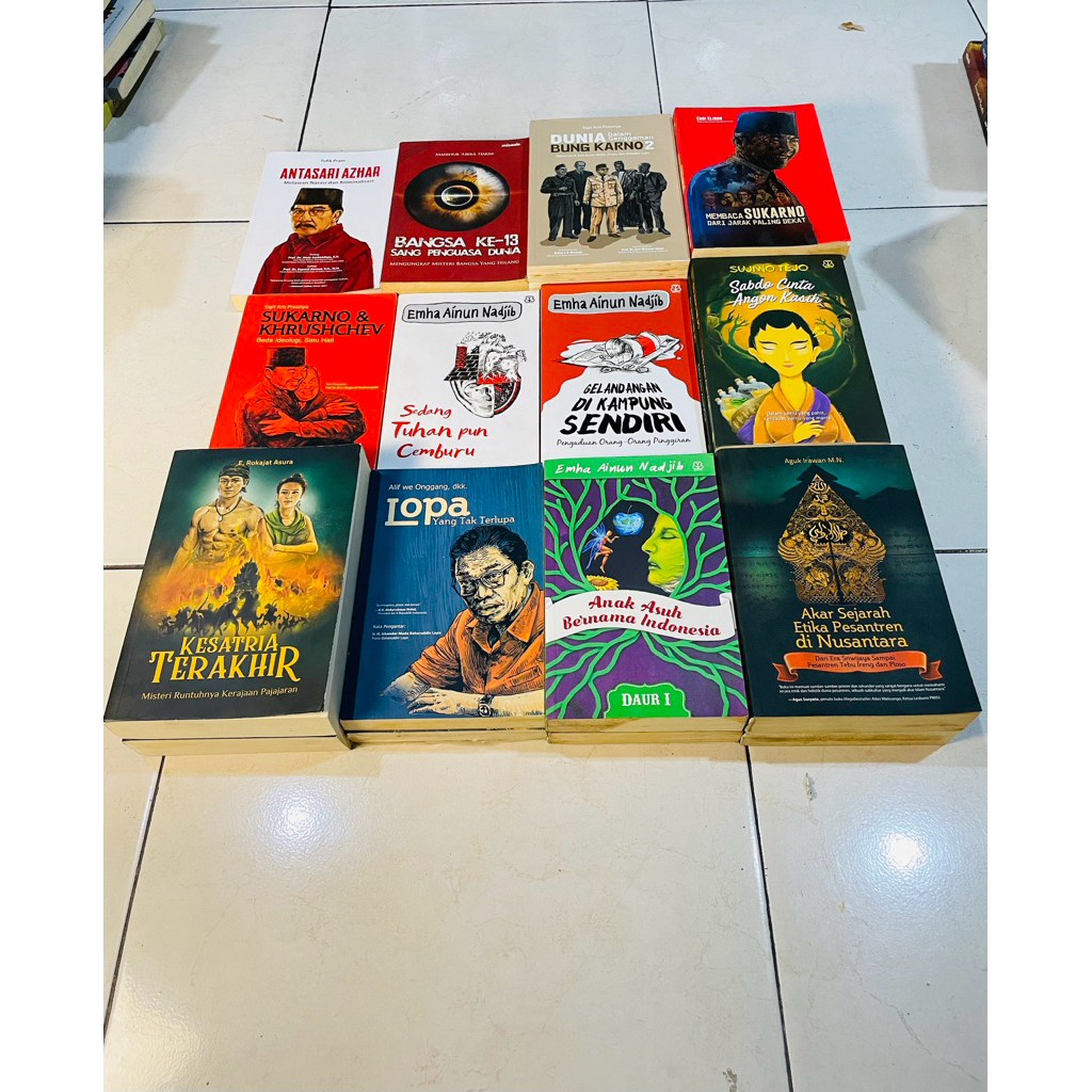 ( PROMO BUKU MURAH ORIGINAL ) NOVEL FANTASI / SASTRA / SEJARAH JAWA / BEST SELLER / NOVEL SASTRA / E