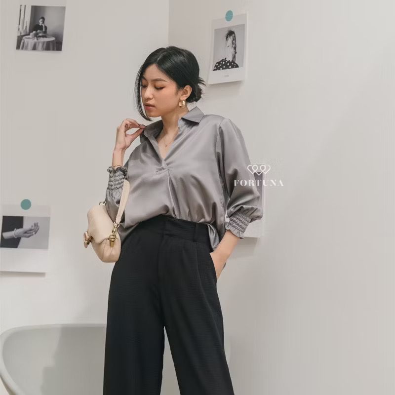 Ruby Satin Top by Fortuna_idn / Atasan Wanita