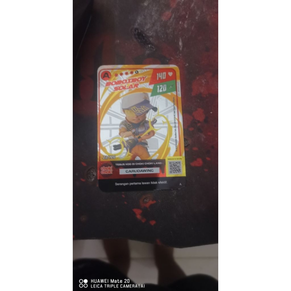 MONSTA GALAXY CARD BOBOIBOY SOLAR S2 | ChokiChoki
